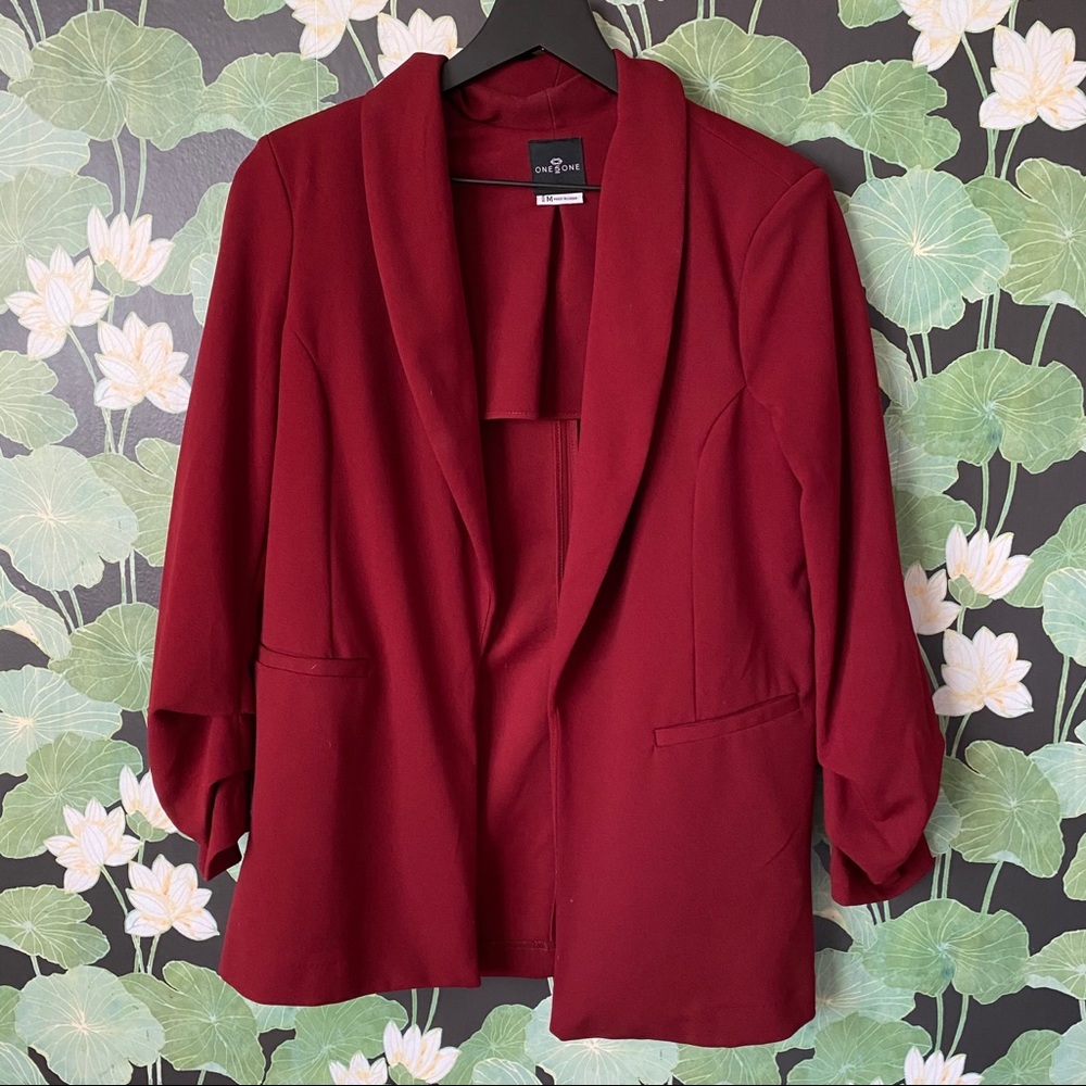 Oxblood Blazer